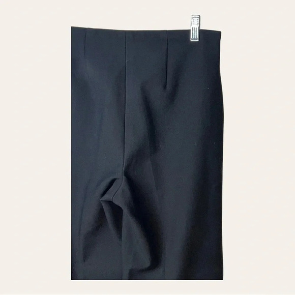 0401W. Talbots EASY TRAVEL WIDE LEG PANTS BLACK IN COLOR SIZE 6 BUSINESS CASUAL - Picture 8 of 10